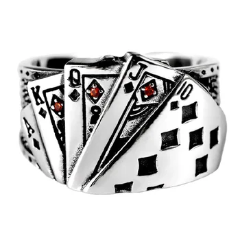 Romantiška, Žavinga Atidaryti Pokerio Žiedas Moterims 