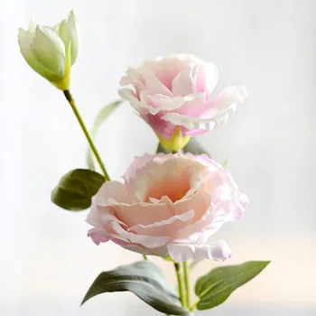 15vnt/daug Didmeninės 70cm Dirbtinės Gėlės Trigeminal Eustoma filialas Vestuvių Namų kambarį apdaila flores artificiales