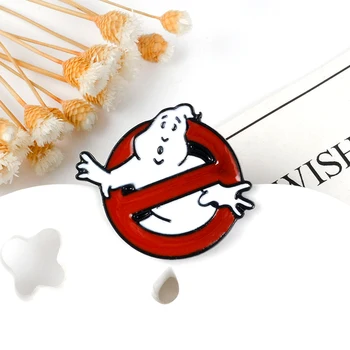 Ghostbusters Limited Edition Sunku Emalio Pin Animacinių filmų Įdomus Filmas, Ikonas, Papuošalus Moterims, Vyrams, Drabužiai, Krepšiai, Sagės Papuošalai Dovana