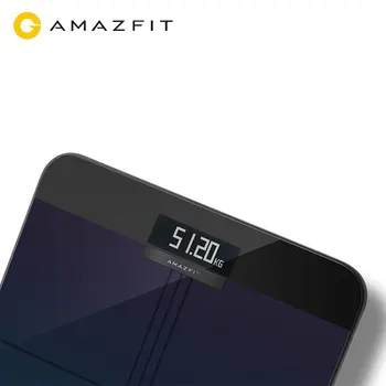 Amazfit Smart Kūno Riebalų Skalė Aurora WiFi KMI Kūno Sudėties Masto LCD Skaitmeninis Bluetooth Svoris Apimties Kaulų Raumenų Masės Analizė