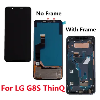 Originalus OLED Už LG V50S G8 G8X ThinQ LCD Ekranas Jutiklinis Skydelis skaitmeninis keitiklis Skirtas LG G8S LCD Ekranas LMG810 LM-G810 LMG810EAW