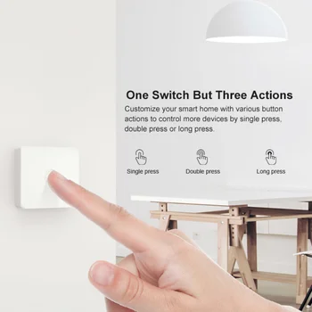 SONOFF Zigbee Smart Home Belaidžio Šviesos Jungiklio Mygtuką Tinkinti Veiksmai Smart House Interruptor Dirbti Su 