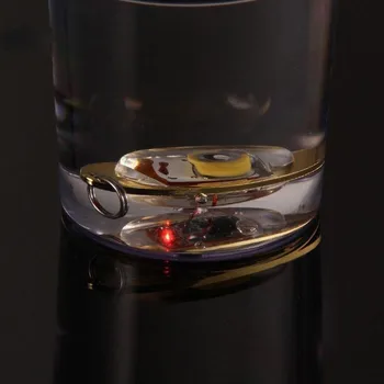 Mini LED Žuvų Lempos Žvejybos Masalas Šviesos diodų (LED) Giliai Lašas po vandeniu Akių Forma Žvejybos Kalmarų Žvejybos Masalas Šviesos Suvilioti 1pc