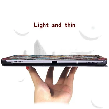 Tablet Case for Samsung Galaxy Tab S6 Lite 10.4 Colių P615/P610 PU Oda Padengti Atveju + Nemokamas Stylus