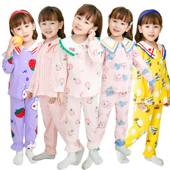 Susuray Princesė Gėlių Mergaičių Pyjama Nustatyti Baju Anak Mielas Naktį Kostiumas Vaikams Dizainerio Merginos Pajama Nustatyti Kalėdų Helovinas Pjs