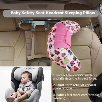 VODOOL Kūdikio Pagalvė Automobilio Sėdynės Saugos Diržo apsaugos Vaikams, Vaikų Apsauga, Automatinis saugos Diržų Pečių Pagalvėlė Trinkelėmis Galvos, Kaklo Parama Pagalvė