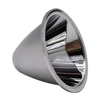 1PCS 40mm 46 50 60mm Aliuminio LED Žibintuvėlis Atšvaitas Kondensatoriaus Taurės atspindi bžūp Kry 