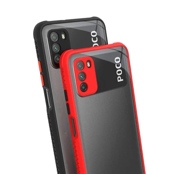 Už Xiaomi Poco M3 Pro Byla Skaidri Sunku Galinį Dangtelį Minkštas Bamperis atsparus smūgiams Telefoną Atveju Xiomi Xiaomi Poco M3 F3 X3 Pro
