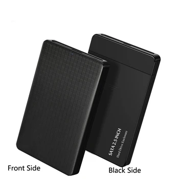 2.5 colių USB 3.0 SATA Hd Box HDD Diskas Išorinis HDD Talpyklos Juoda Įrankį Nemokamai 5 Gb / s Paramos UASP už 7mm/9.5 mm 2,5 colio SATA SSD