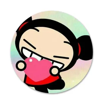 Animacinių filmų kinijos lėlės pucca ir garu Ženklelis Sagė Pin Reikmenys, Drabužiai, Kuprinės, Apdailos dovana